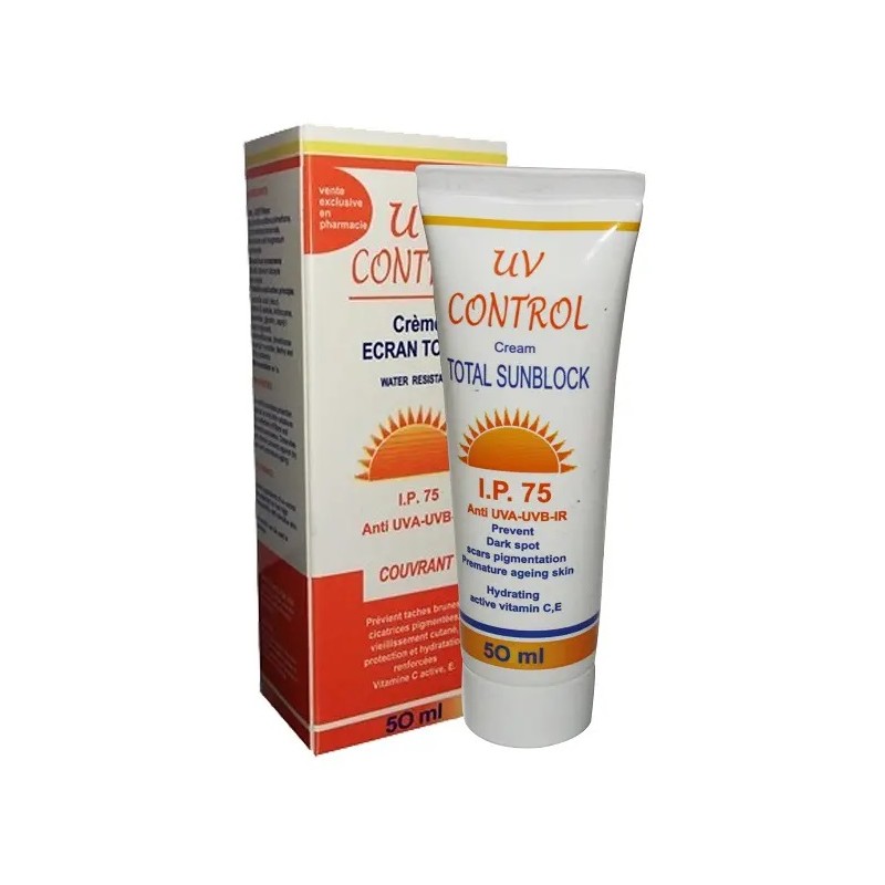 uv-control-ecran-total-ip75-couvrant-50ml UV CONTROL ECRAN INVISIBLE IP75 – Image 1