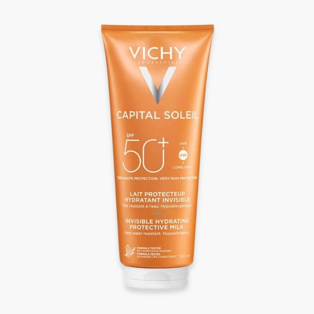 vichy-capital-soleil-lait-protecteur-hydratant-invisible-spf50-300ml VICHY LAIT HYDRATANT SPF50 300ML – Image 1
