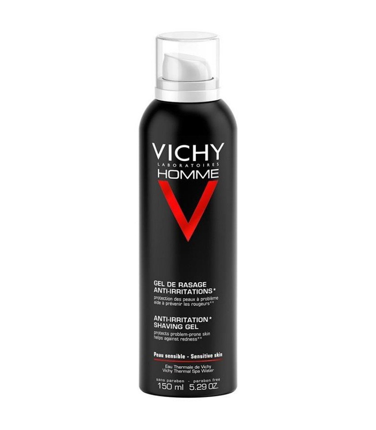 vichy-homme-gel-de-rasage-anti-irritations-150ml VICHY HOMME DEO SPRAY 72H 150ML – Image 1