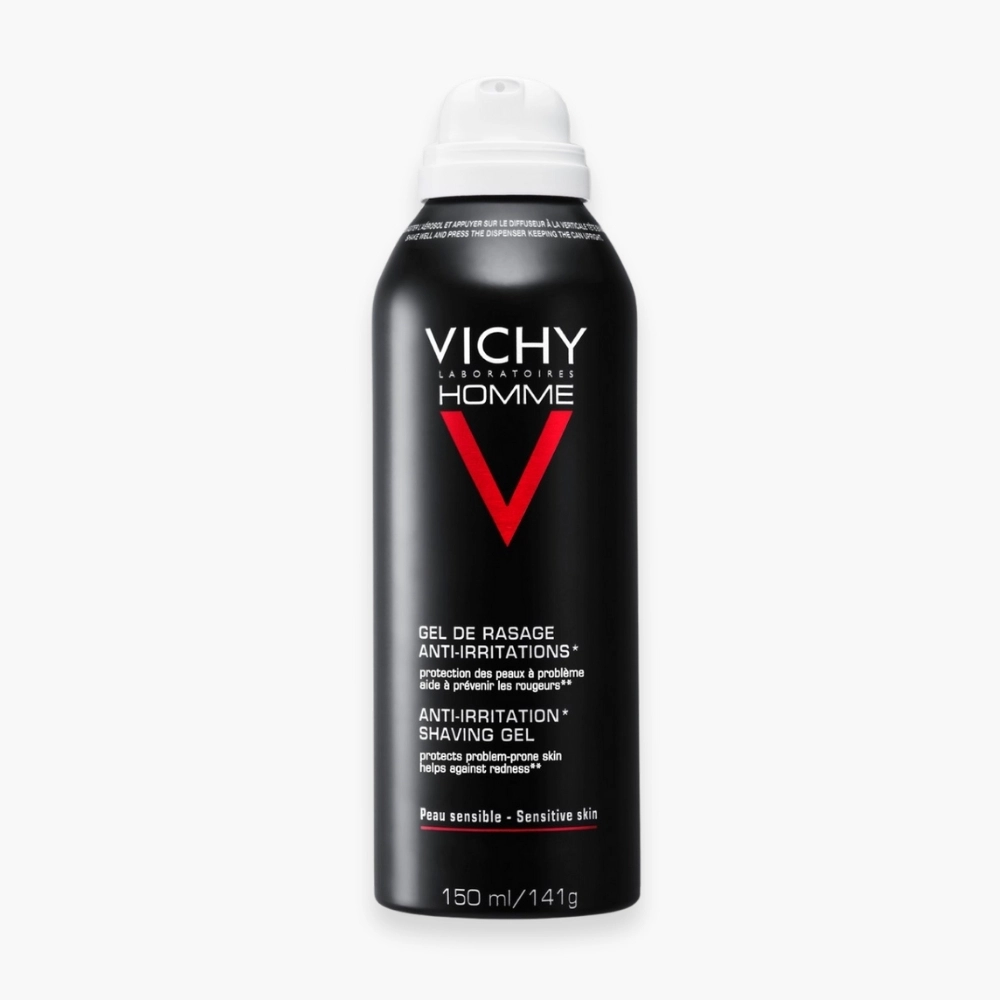 vichy-homme-sensi-shave-gel-de-rasage-anti-irritations-150ml VICHY HOMME GEL DE RASAGE 150ML – Image 1