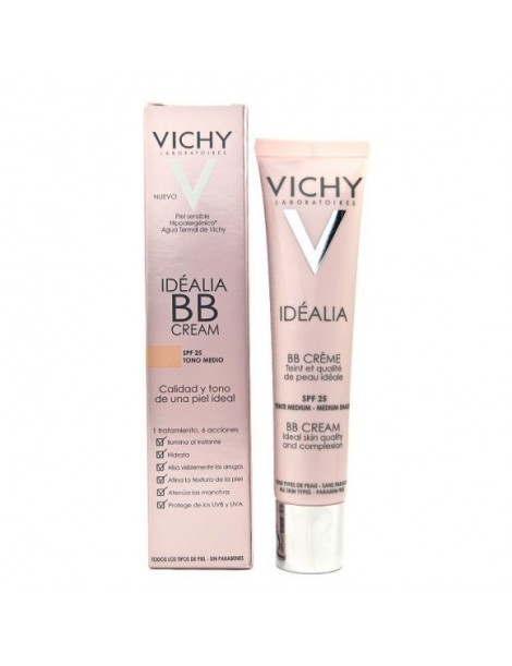 vichy-idealia-bb-crem-spf25-tmedio-40ml VICHY IDEALIA BB MEDIUM SPF25 40ML – Image 1