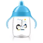 AVENT TASSE PINGOUIN AVEC ANSES BLEU 340ML 18+