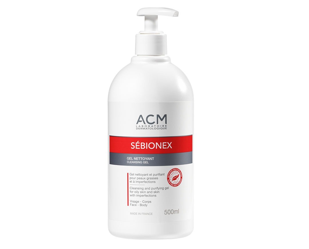3760095252629 ACM SEBIONEX GEL NETTOYANT 500ML – Image 1