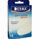 COMPRESSE OCULAIRE DERMA OPTISOIN ADULTS/10