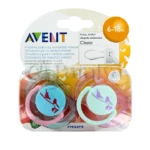 AVENT SUCETTES TRANS-SILI 6-18MOIS / SCF170/62