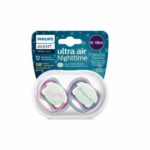 AVENT SUCETTE  ULTRA AIR NIGHT 6-18 GIRL
