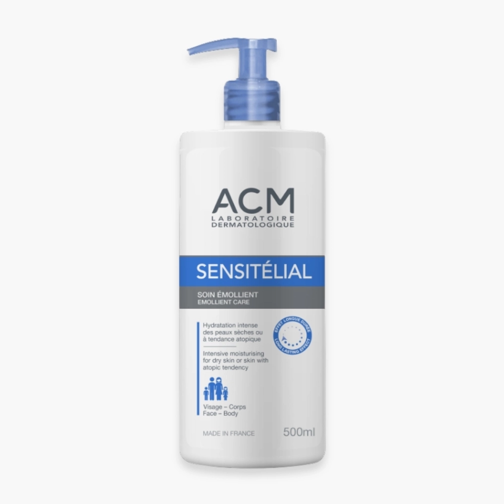 acm-sensitelial-soin-emollient-500ml ACM SENSITELIAL SOIN EMOLLIENT 500ML – Image 1