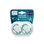 AVENT SUCETTES NIGHT  6-18  M BOY