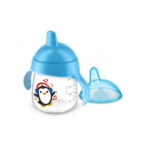 AVENT TASSE PINGOUIN AVEC ANSES BLEU 260ML 12M+