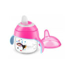 AVENT TASSE PINGOUIN AVEC ANSES ROSE 200ML 6M+