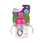 AVENT TASSE PINGOUIN AVEC ANSES ROSE 260ML 12M+