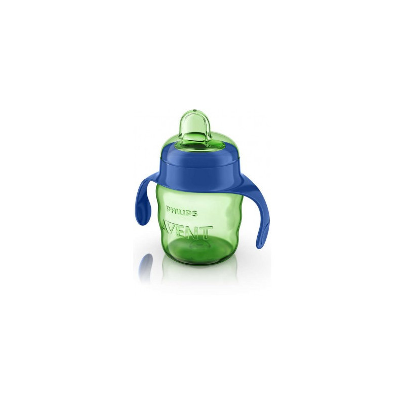 avent-tasse-verte-avec-anses-bleue-200-ml-6m-garcon-scf551-05 AVENT TASSE VERTE AVEC ANSES 200ML 6M+ – Image 1