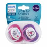 AVENT SUCETTES ANIMAL 6-18 M