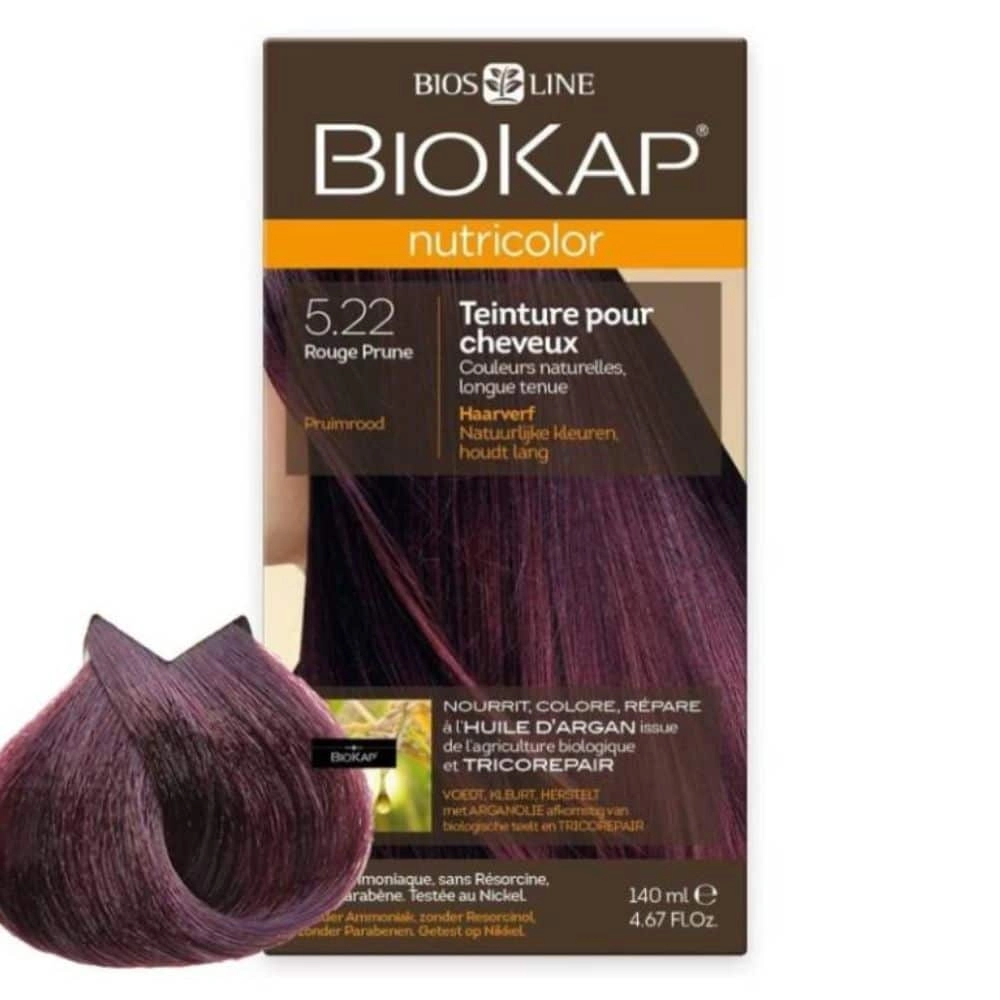 biokap-nutricolor-coloration-naturelle-cheveux-140ml-522-rouge-prune BIOKAP NUTRICOLOR 5.22 – Image 1