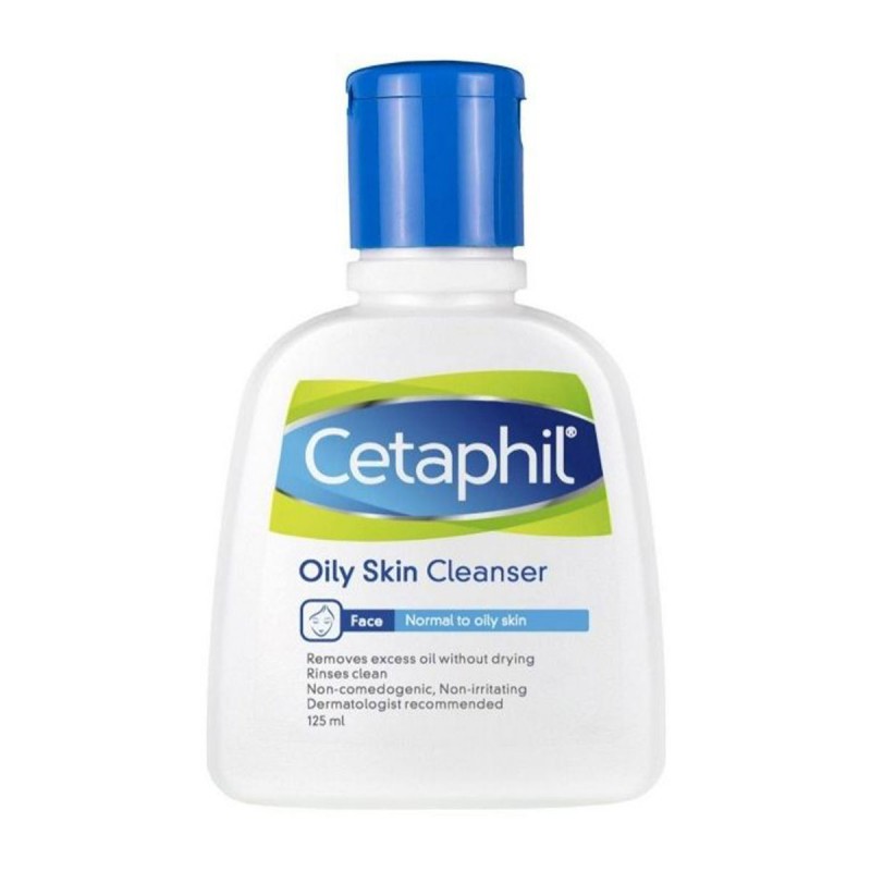 cetaphil-oily-skin-cleanser-125ml CETAPHIL OILY SKIN CLEANSER PEAUX GRASSES 125ML – Image 1