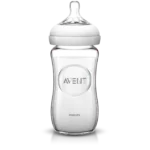 AVENT BIBERON NATURAL EN VERRE 240ML  SCF673/17