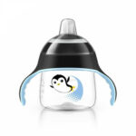 AVENT TASSE PINGOUIN AVEC ANSES NOIRE 200ML 6M+