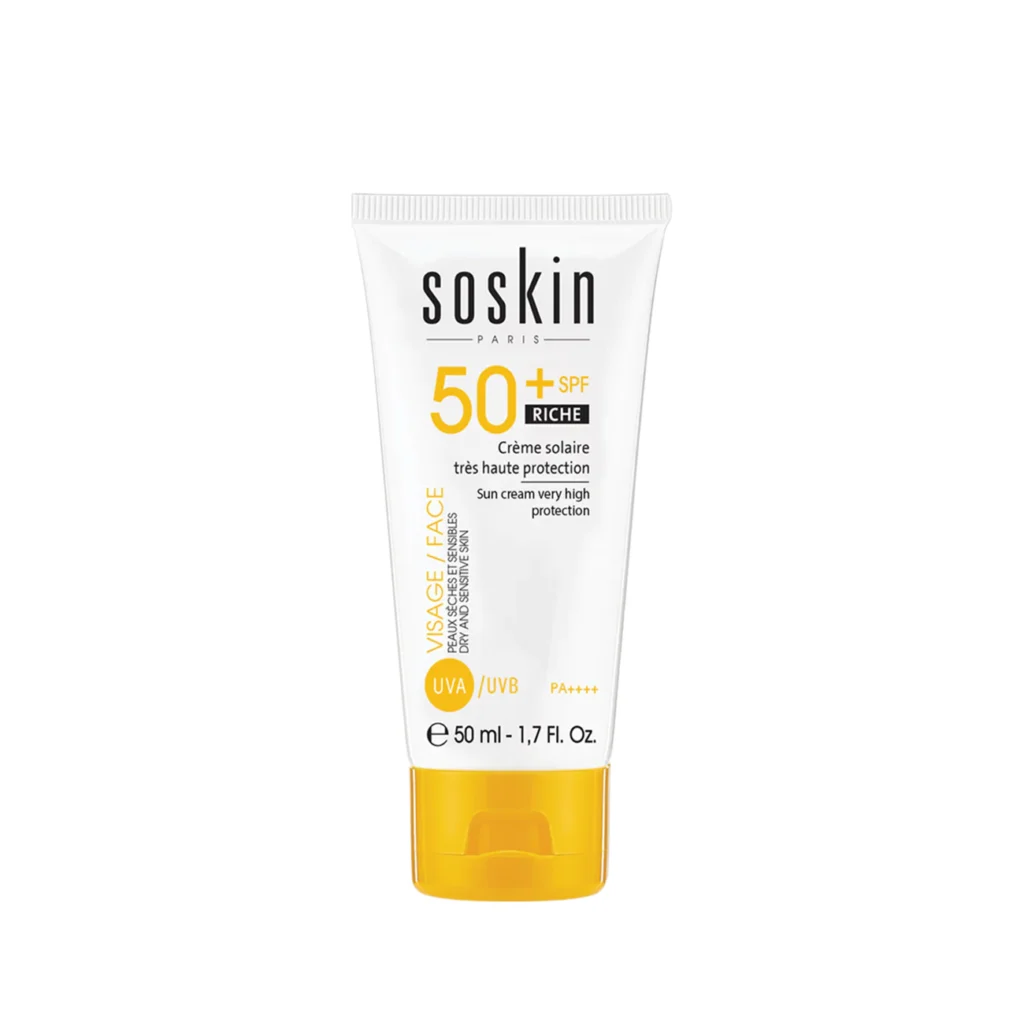 soskin-ecran-riche-1-1024x1024 SOSKIN ECRAN SOLAIRE RICHE SPF50+ 50ML – Image 1