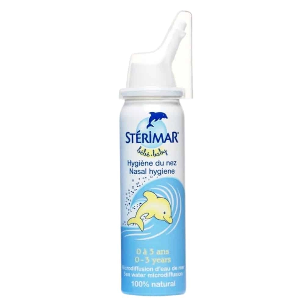 sterimar-spray-nasal-bebe-hygiene-du-nez-eau-de-mer-microdiffusee-50ml STERIMAR BEBE HYGIENE 50ML – Image 1