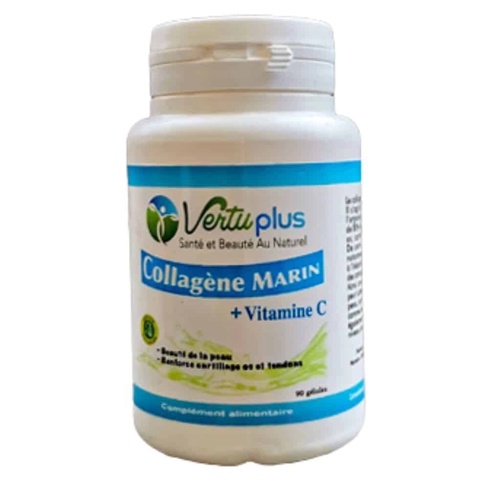 vertuplus-collagene-marin-et-vitamine-c-90-gelules VERTU PLUS COLLAGENE MARIN 90 GELULES – Image 1