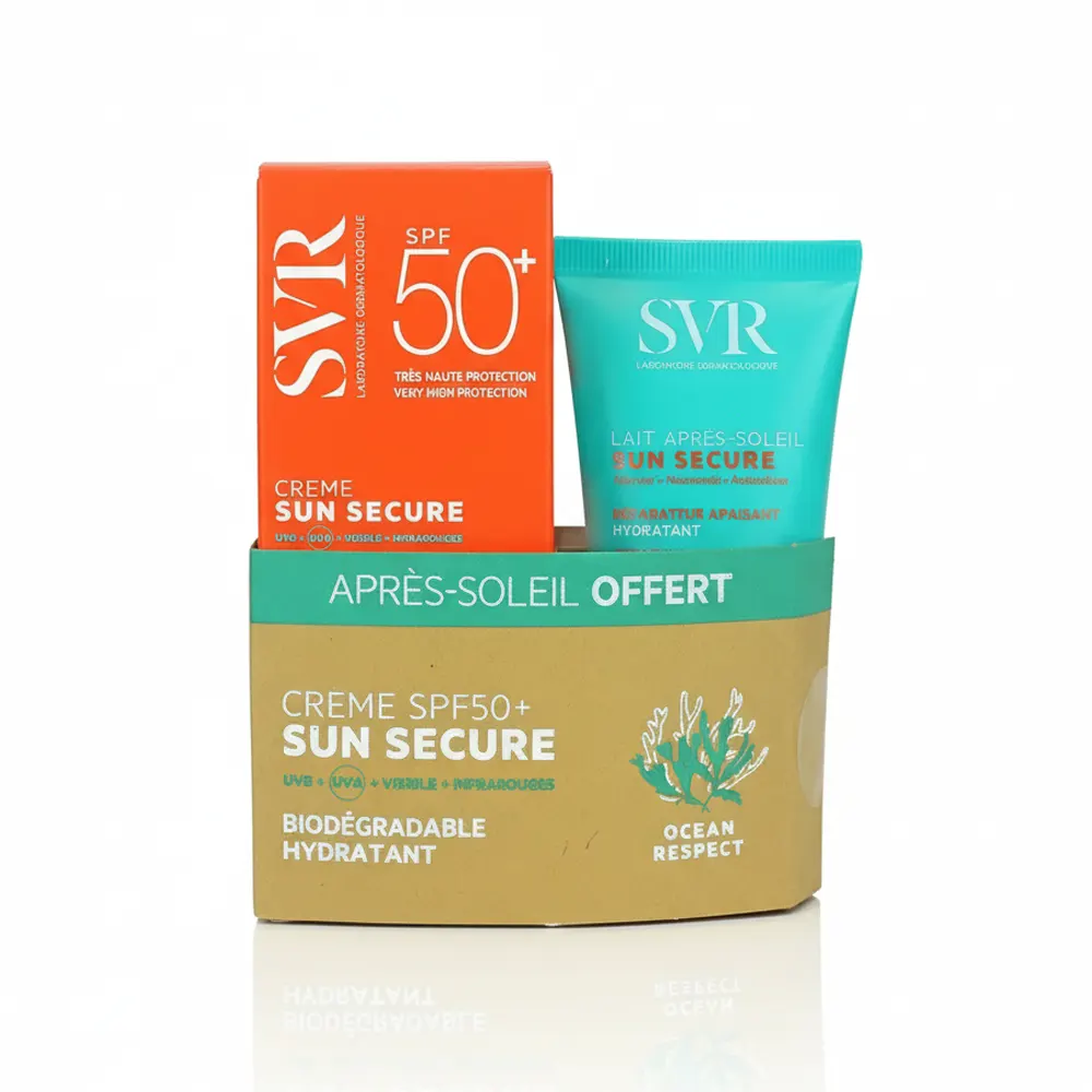 30_e3e1816a-e152-4cc9-9f86-763f0a4a0788 SVR duo pack ''sun secure creme 50ml +lait apres soleil 50ml'' – Image 1