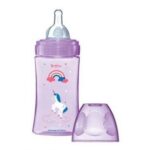 DODIE BIB INI+270ML MAUVE DECORE