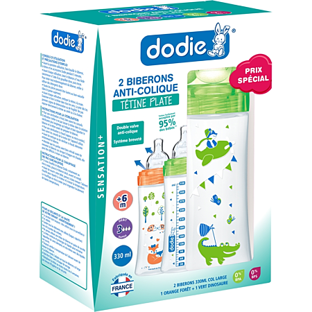 3700763502236_1 DODIE BIB COFFRET BIB SENS+330ML*2 – Image 1