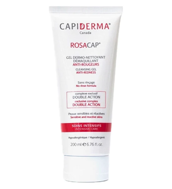818118002690-1 Capiderma rosacap gel dermo nettoyant demaquillant 200ml – Image 1