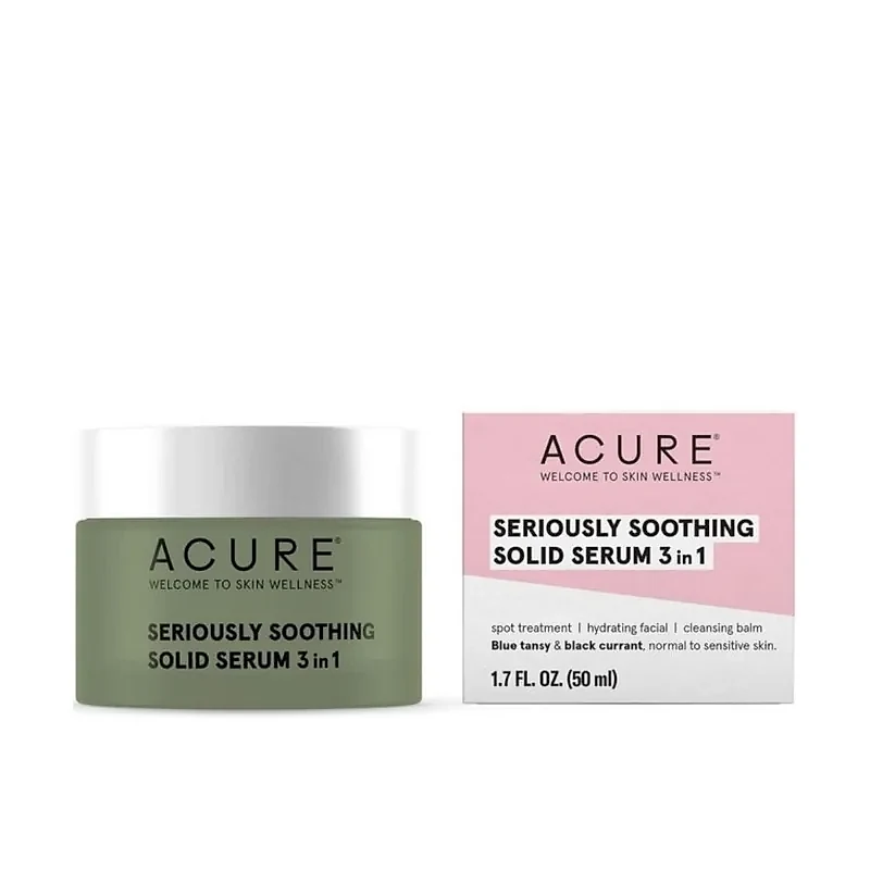 Acure_Seriously_soothing_solide_serum_3in1_50ml Acure Seriously soothing solide serum 3in1 50ml – Image 1