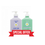 Camomilla Blu Duo pack "Lovely girl nett intim+Active cosmos Organic"