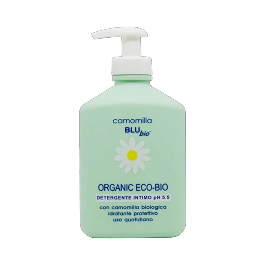 Camomilla-Blu-Organic-Eco-Bio-Nettoyant-Intime-Ph-5.5-300ml-prix-maroc-parapharmacie-casablanca_900x Camomilla Blu Organic Eco-bio Nett intime ph 5.5 300ml – Image 1