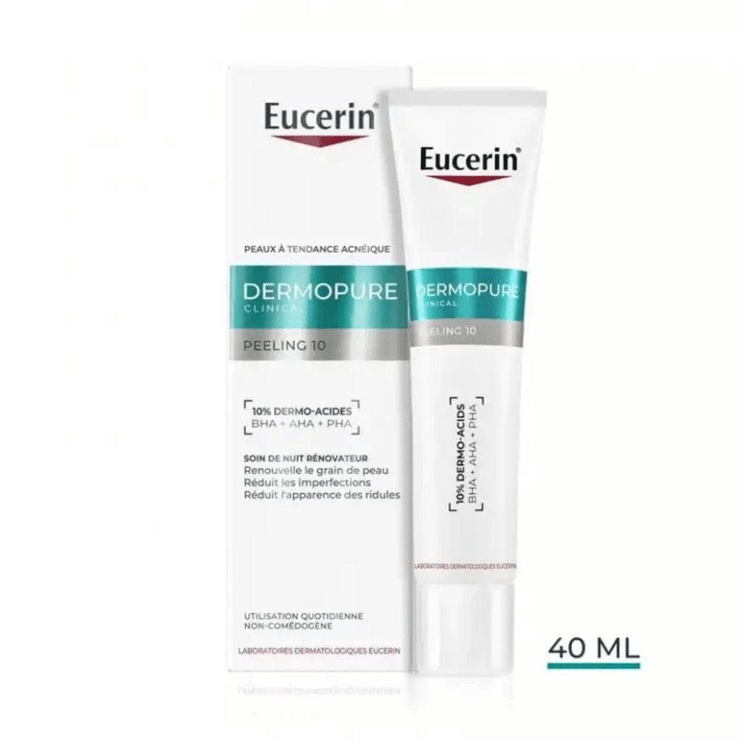 EUCERIN-DERMOPURE-CLINICAL-PEELING-10-SOIN-DE-NUIT-RENOVATEUR-40ML Eucerin dermopure soin renovateur 40ml – Image 1