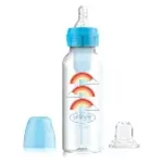 DODIE BIB COL ETROIT VERRE 240ML BLEU