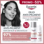 Eucerin anti-pigment duo pack "soin de nuit 50ml+Serum eclat 30ml"-50%
