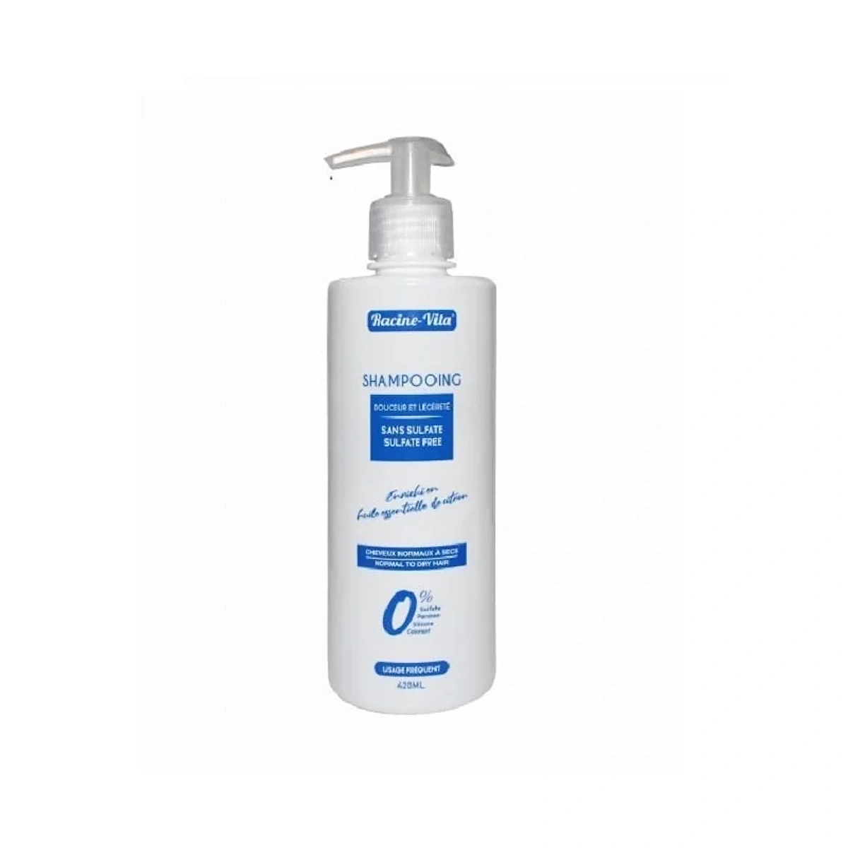 RACINE_VITA_SHAMPOING_SANS_SULFAT_420ML Racine vita shamp chvx sec sans sulfatte 420ml – Image 1