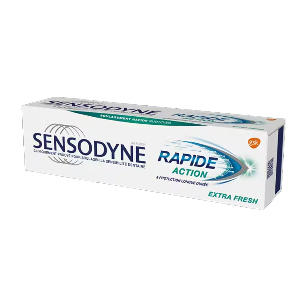 Sensodyne-Dent-Rapide-Extra-Fresh-75ml-nova-parapharmacie-casablanca Sensodyne Dent Rapide extra fresh 75Ml – Image 1