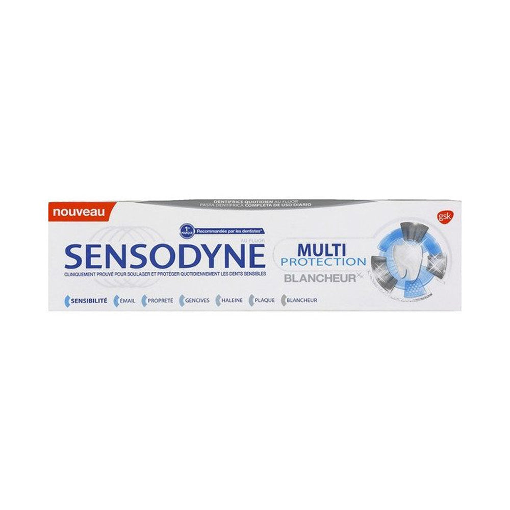 Sensodyne-Dentifrice-Multi-Protection-blancheur-nova-parapharmacie-casablanca Sensodyne Dent multi protection Blancheur 75 ml – Image 1