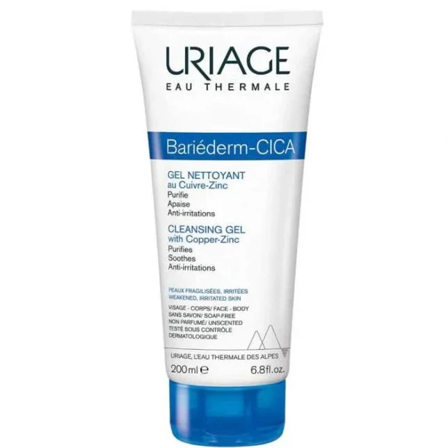 Uriage-Bariederm-CICA-Gel-Nettoyant-e1725271622543-nova-para-pharmacie-maroc-prix-livraison_644x Uriage bariederm cica gel nettoyant 200Ml – Image 1