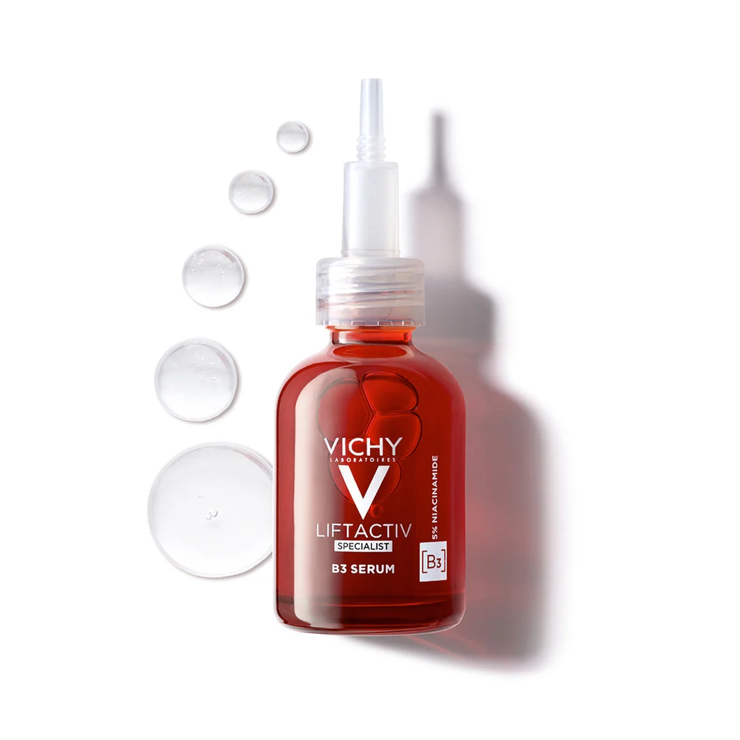 VICHY-SERUM-LIFTACTIV-B3-DARK-SPOTS-SERUM-PACKSHOT-TEXTURE-1080x1080 Vh Duo trousse " Liftactiv serum B3+Uv Age daily Ech+collagene Ech" – Image 1