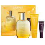 Caudalie duo Essentiels Eclat " Huile de soin+gel douche+Eye creme "