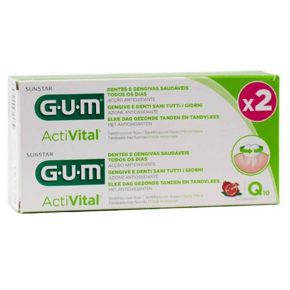 gum-activital-dentifrice-lot-de-2 Gum 2 Dent Activital 6050/2 pack – Image 1