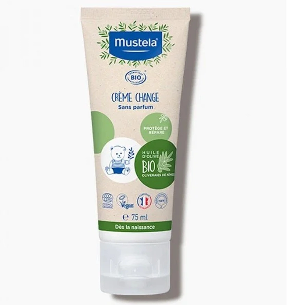 mustela-creme-de-change-sans-parfums-bio-75ml Mustela Creme de change sans parfums bio 75ml – Image 1