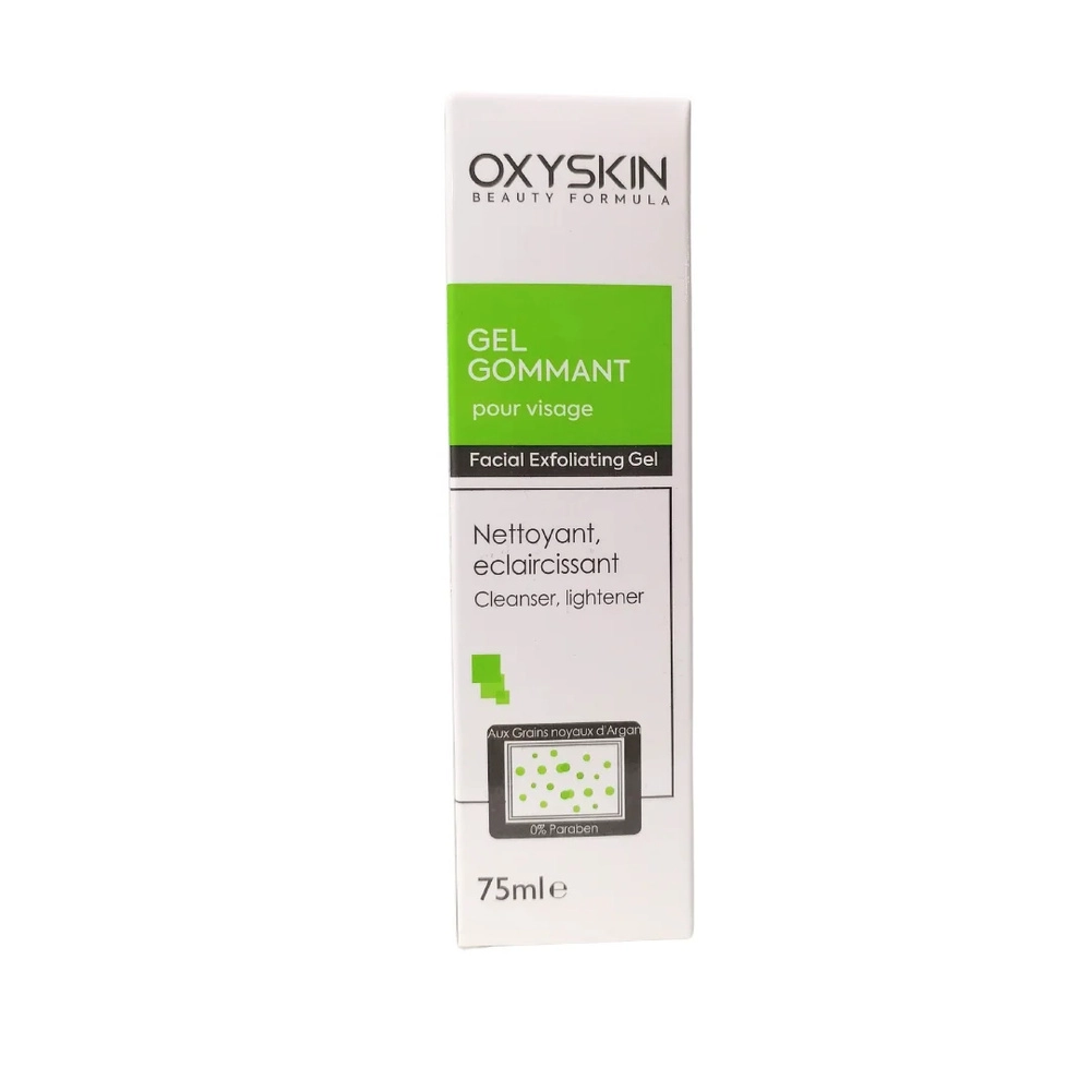 oxyskin-gel-gommant-eclaircissant-75ml-1 Oxyskin gel gommant eclaircissant 75ml – Image 1