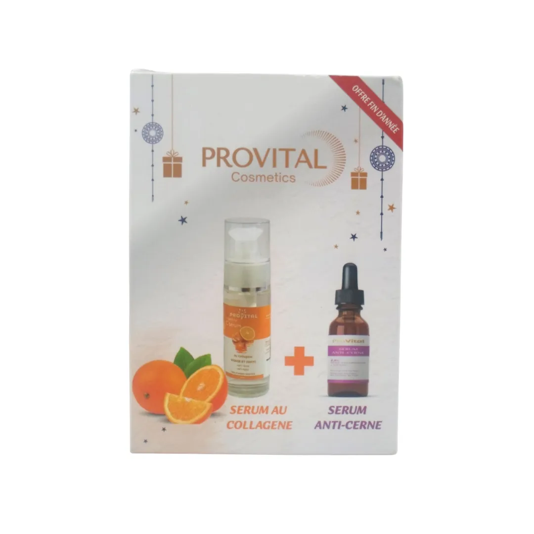 pro-vital-serum-au-collagene-30ml-serum-anti-cerne-10ml-pac Pro vital Duo pack "serum au collagene 30ml+serum anti-cerne 10ml" – Image 1