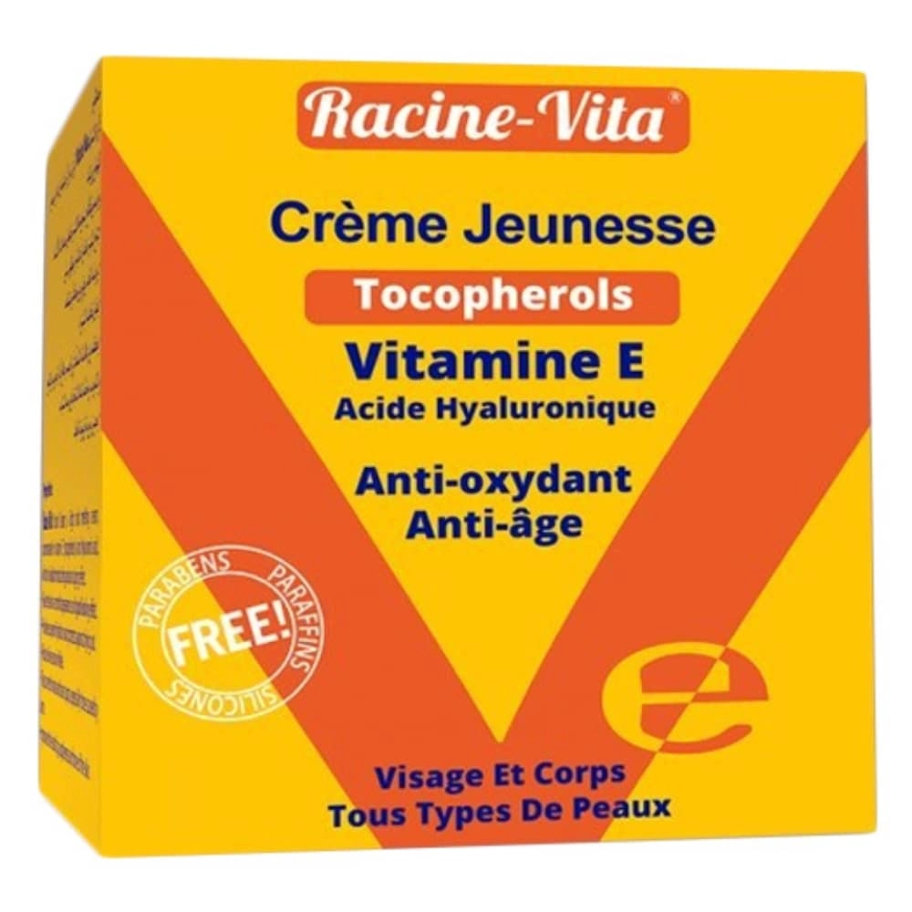 racine-vita-creme-jeunesse-vitamine-e-tocopherols-anti-age-50g Racine vita creme jeunesse vitamine E 50g – Image 1