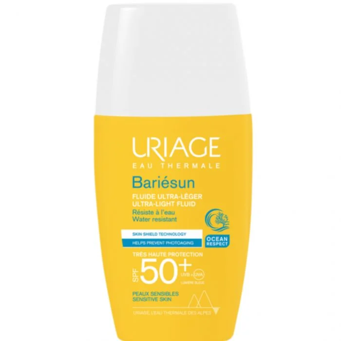 uriage-uriage-bariesun-fluide-ultra-leger-spf50-30-ml-cremes-solaires Uriage Bariesun ecran fluide ultra legere spf50+ 30ml – Image 1
