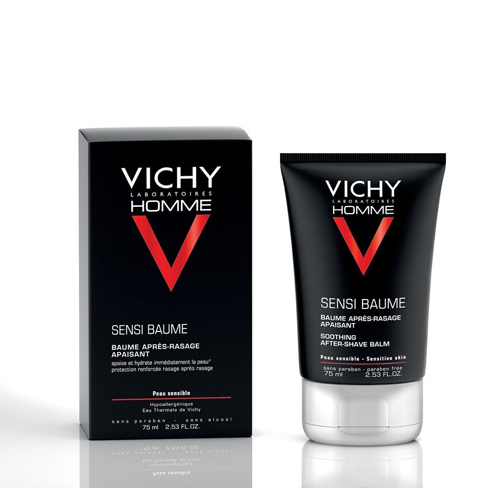 vichy-homme-sensi-baume-ca.-baume-apres-rasage-fortifiant-peau-sensible-75ml Vh Homme Sensi Baume Ca – Image 1