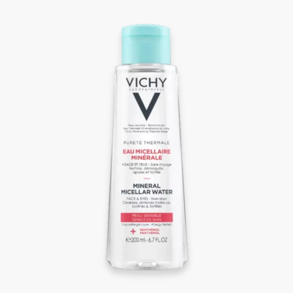vichy-purete-thermale-eau-micellaire-minerale-peau-sensible-200ml-2 Vh eau micellaire minerale PS 200ml – Image 1