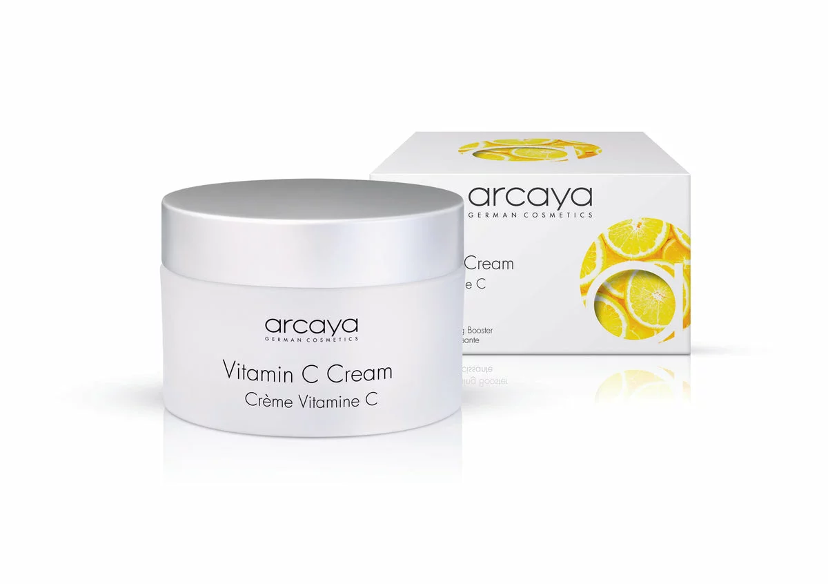 124_VitaminC_both_1200x Arcaya creme au Vitamine C pot 100ml – Image 1