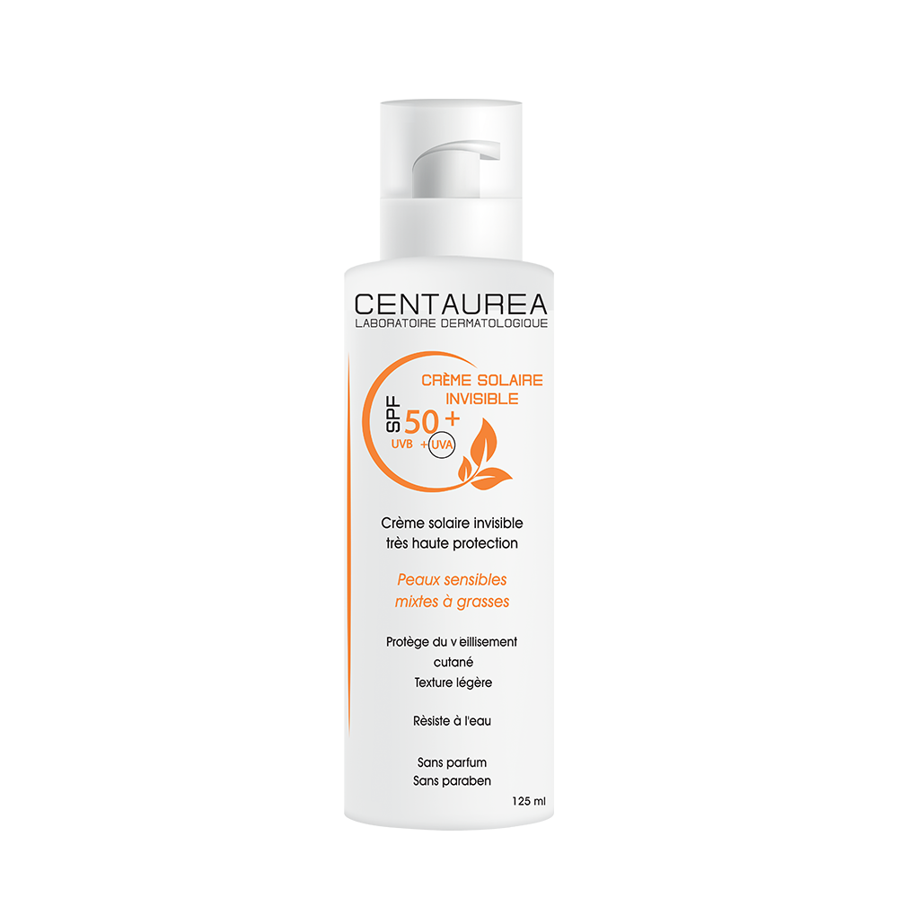 5b52baaa5fd1e971686372094d3a6558b0ee73c2ebf276f2c4607b27cb213e40 Centaurea Creme Solaire invisible spf50+ 125ml – Image 1